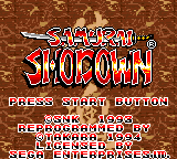Samurai Shodown screenshot 4 for Sega Game Gear